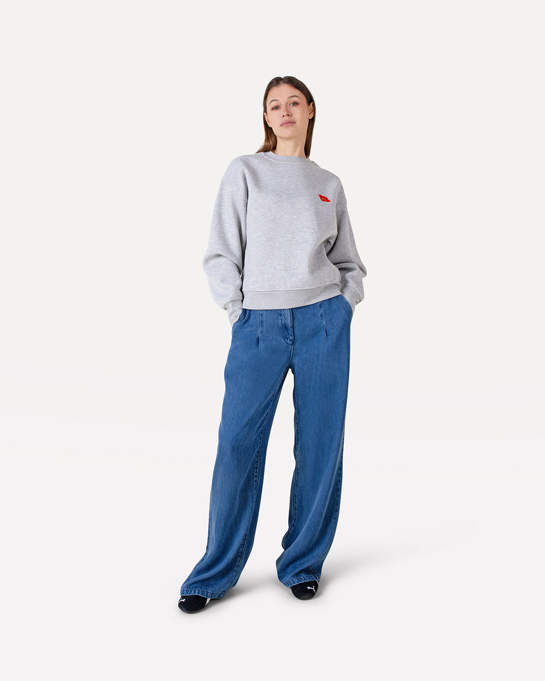 Moore pleated pants