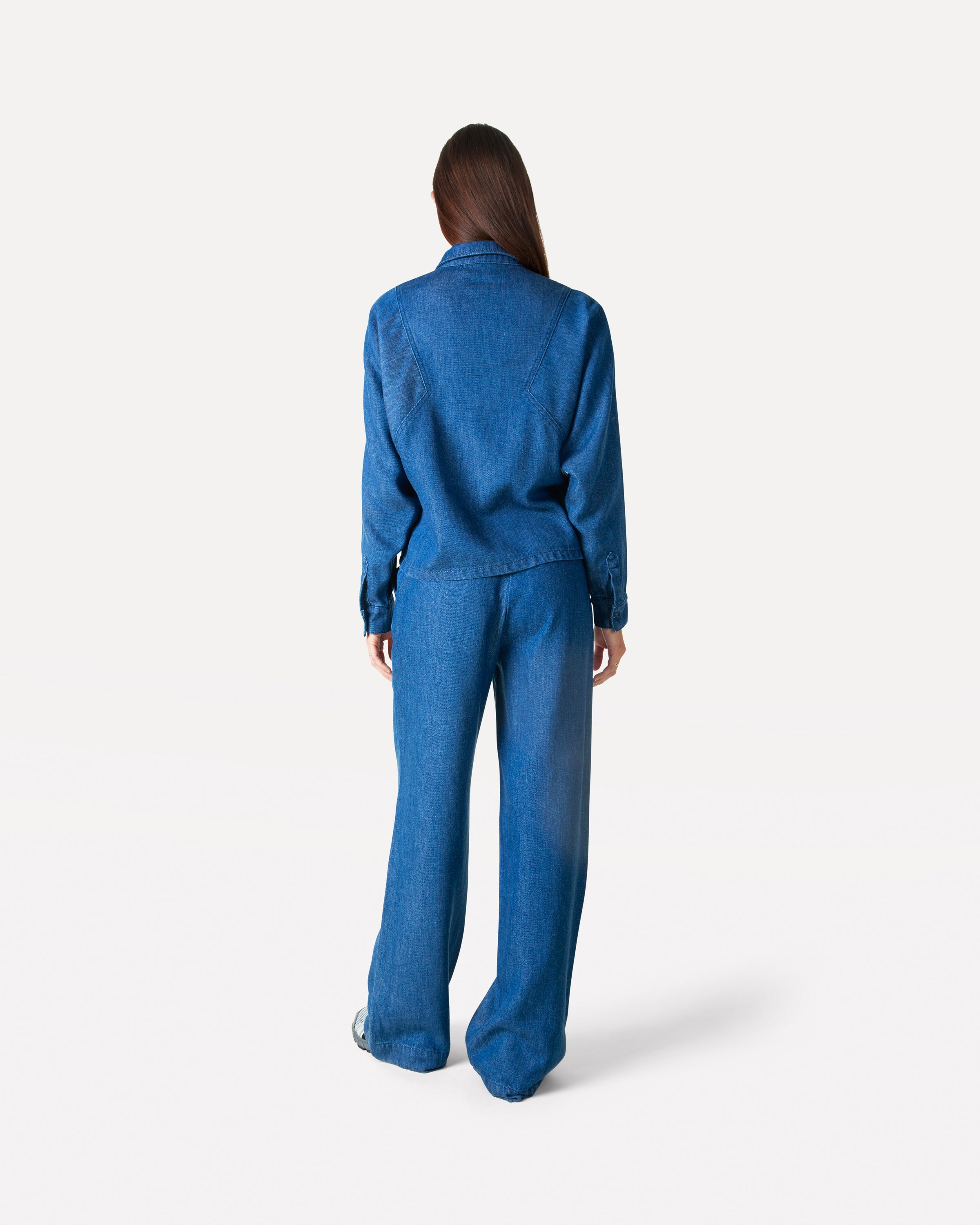 ALIona denim shirt & ALDoeha denim pants