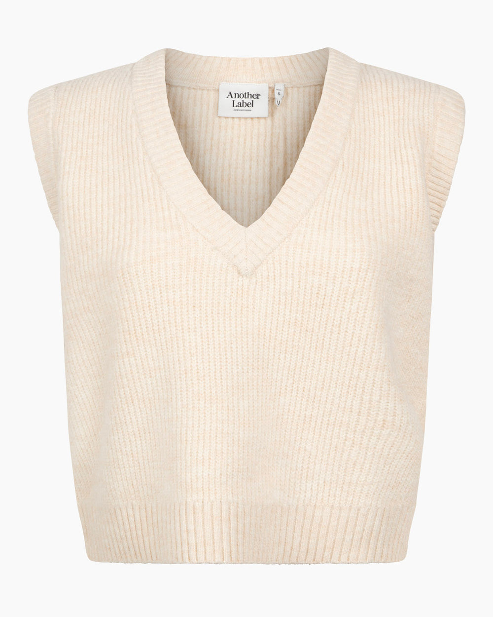 Na.e♡新品タグ付きStandard Wool Vest(white) Vest with linen blend Color cream - RESERVED - 253FT-01X