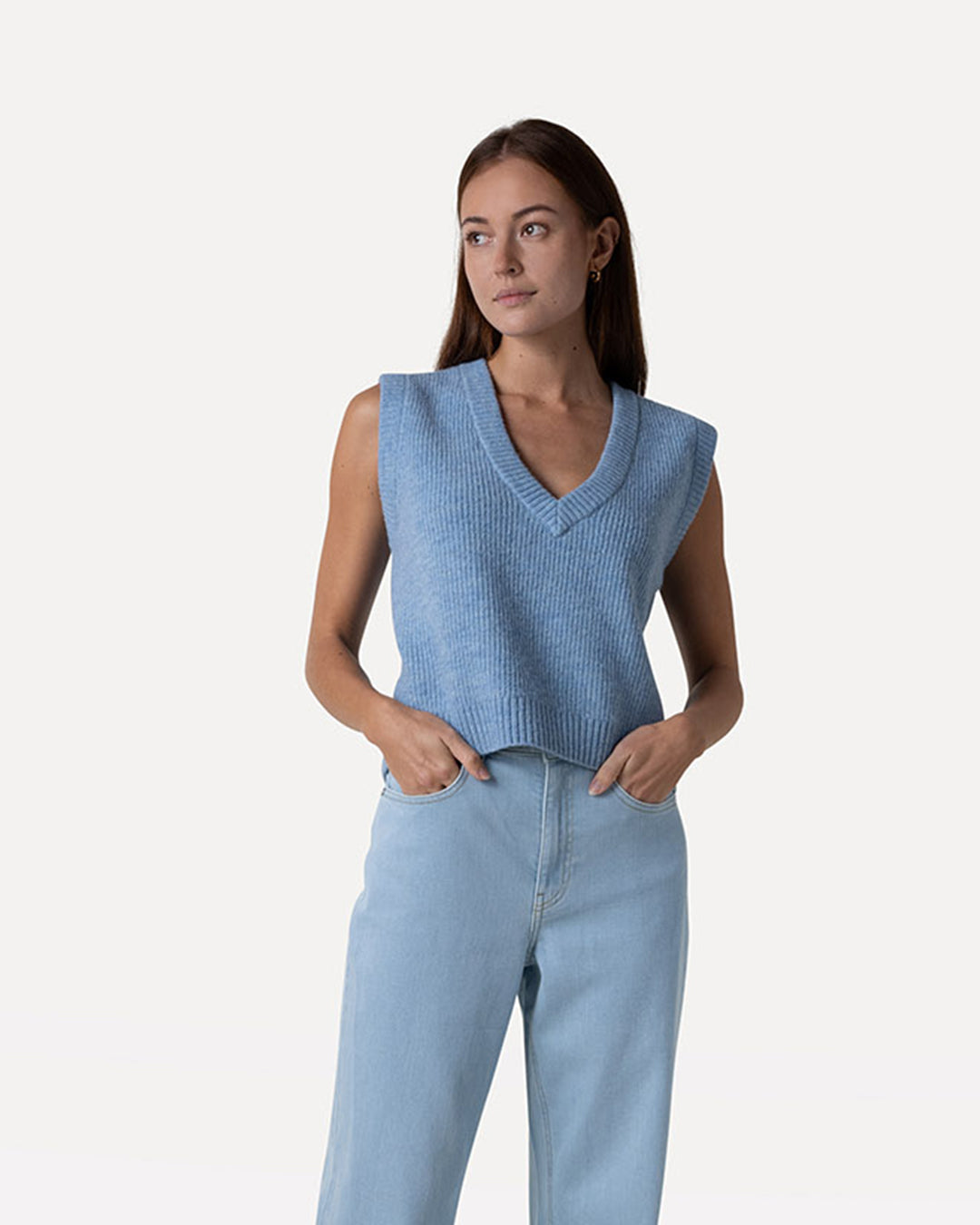 Noé knitted vest