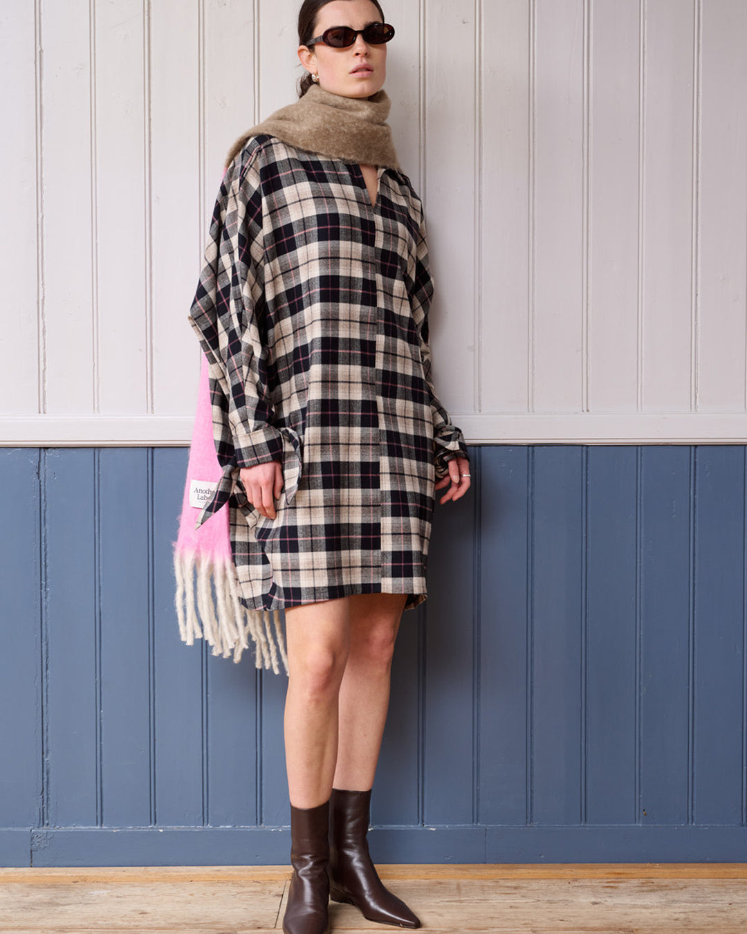 Thalia block scarf