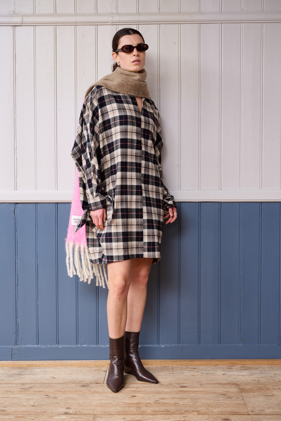 Thalia block scarf