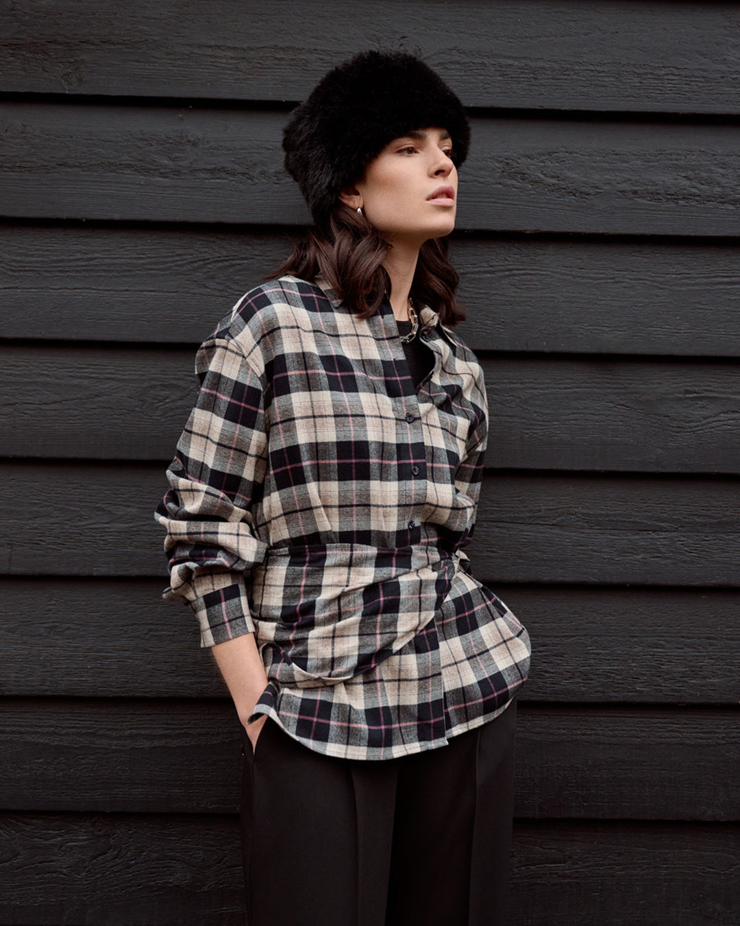 Claudine  check shirt