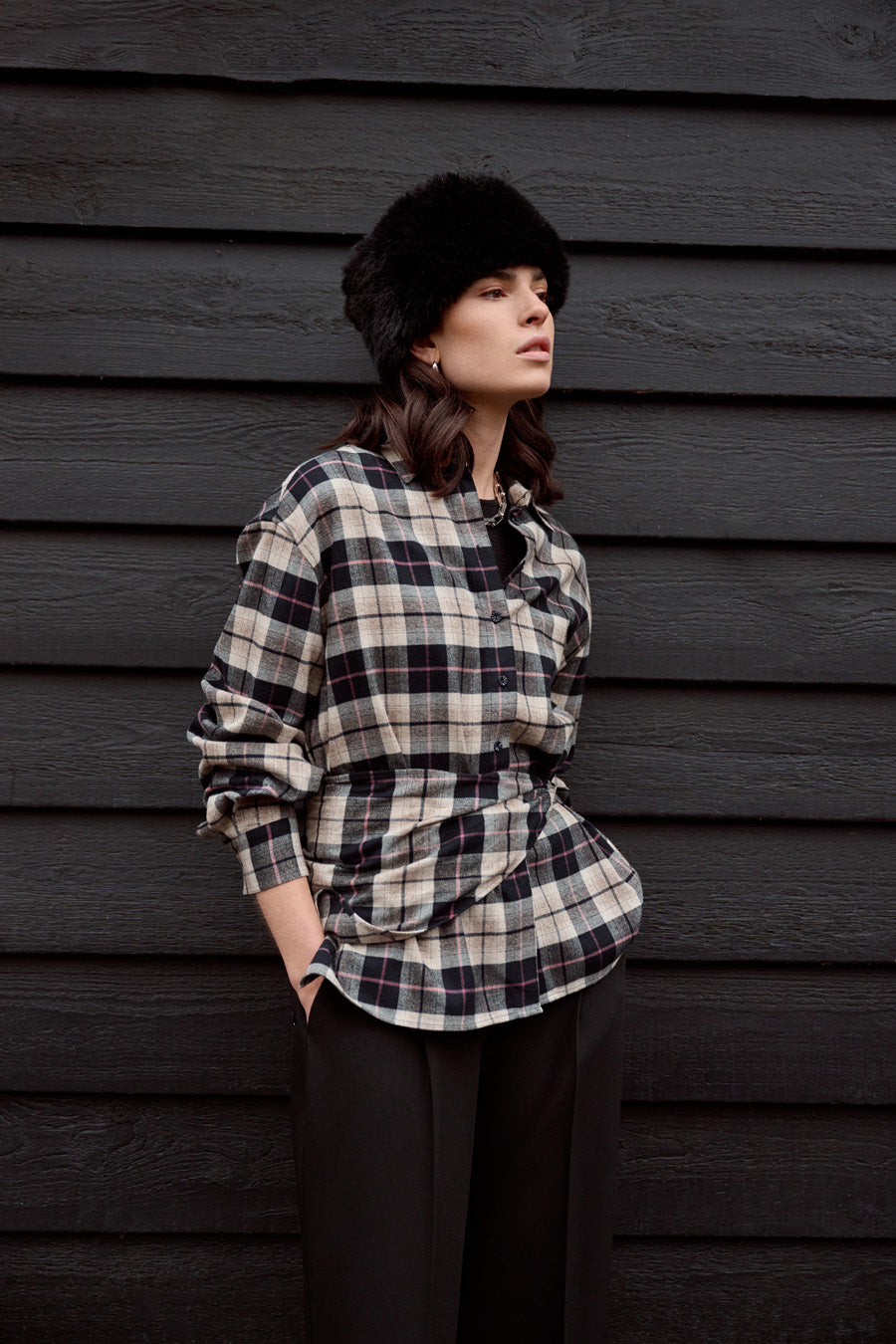 Claudine  check shirt