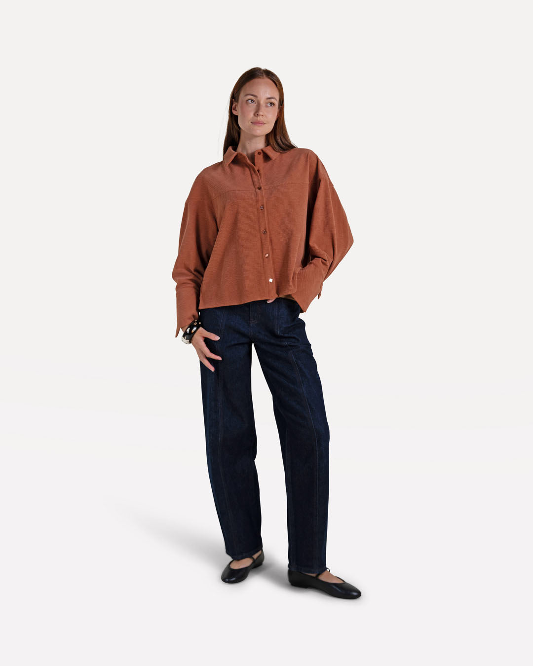 Agathe cord shirt