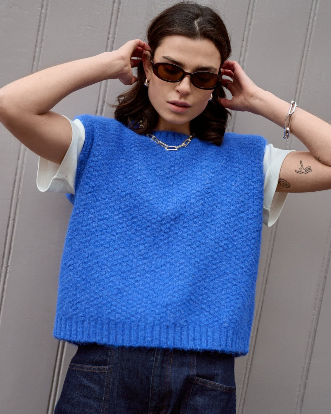Nicola knitted vest s/l
