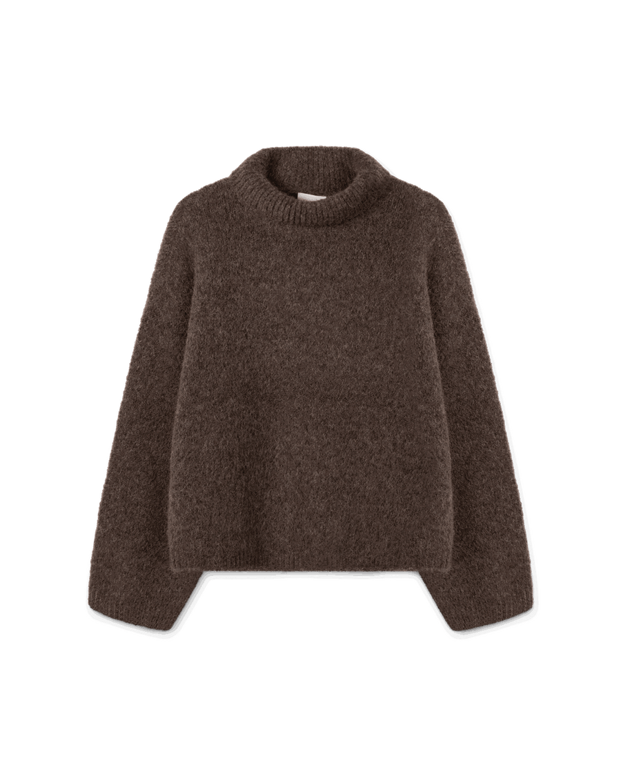 Alexandrine soft hairy knitted pull l/s