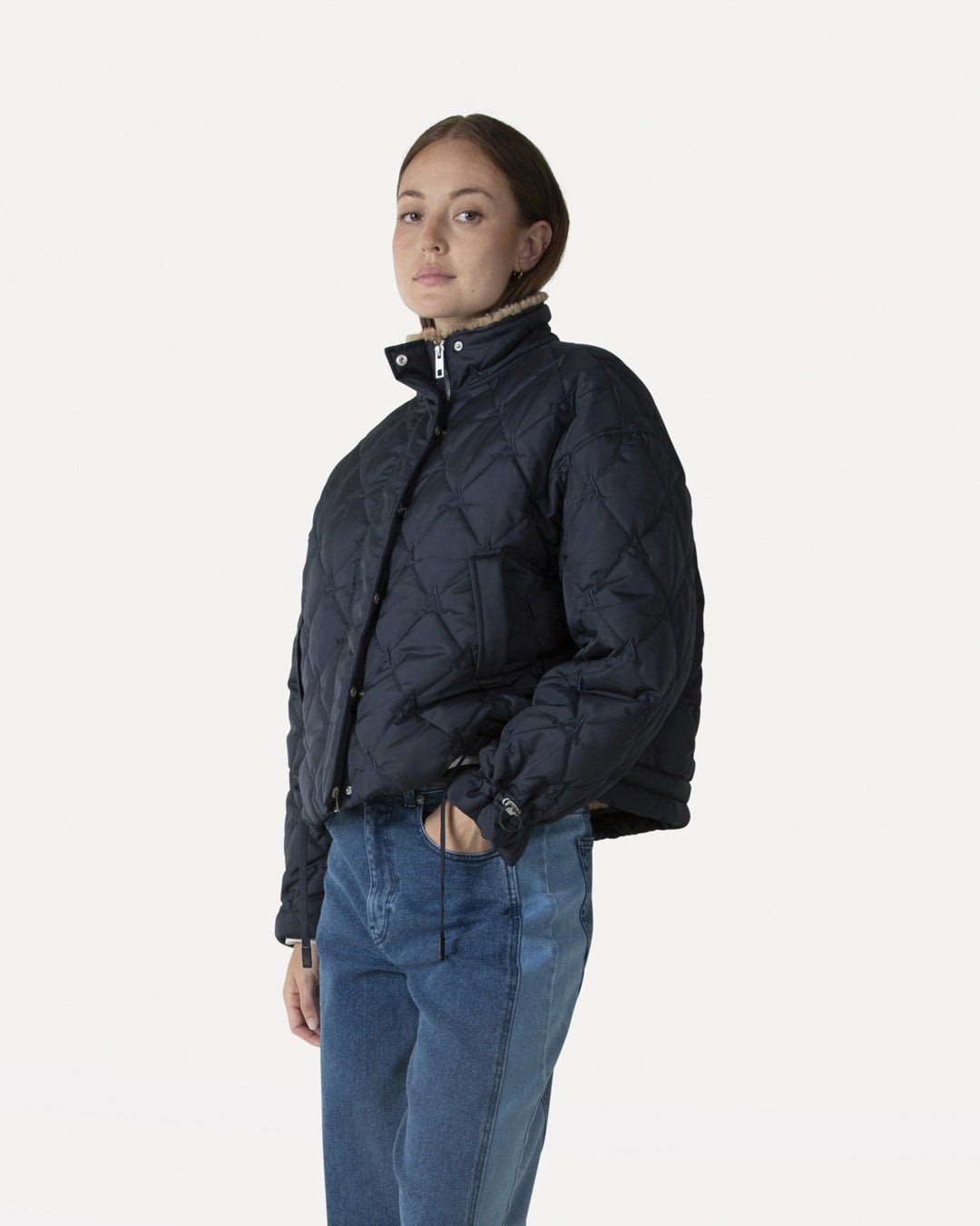 A bomber jacket