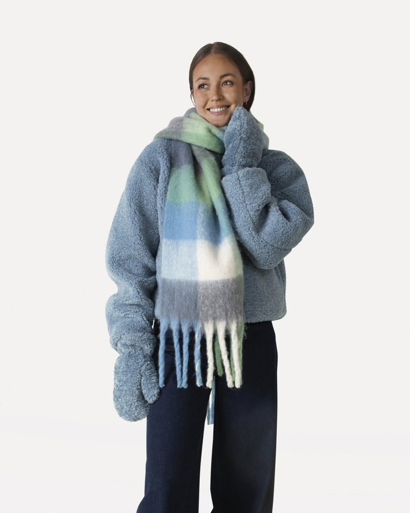 ALThalia check scarf - Another - Label