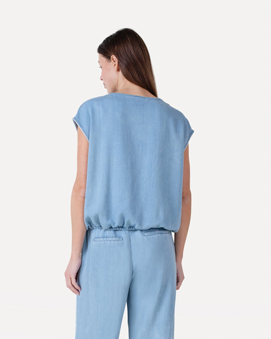 Aurore denim top s/l - Another - Label