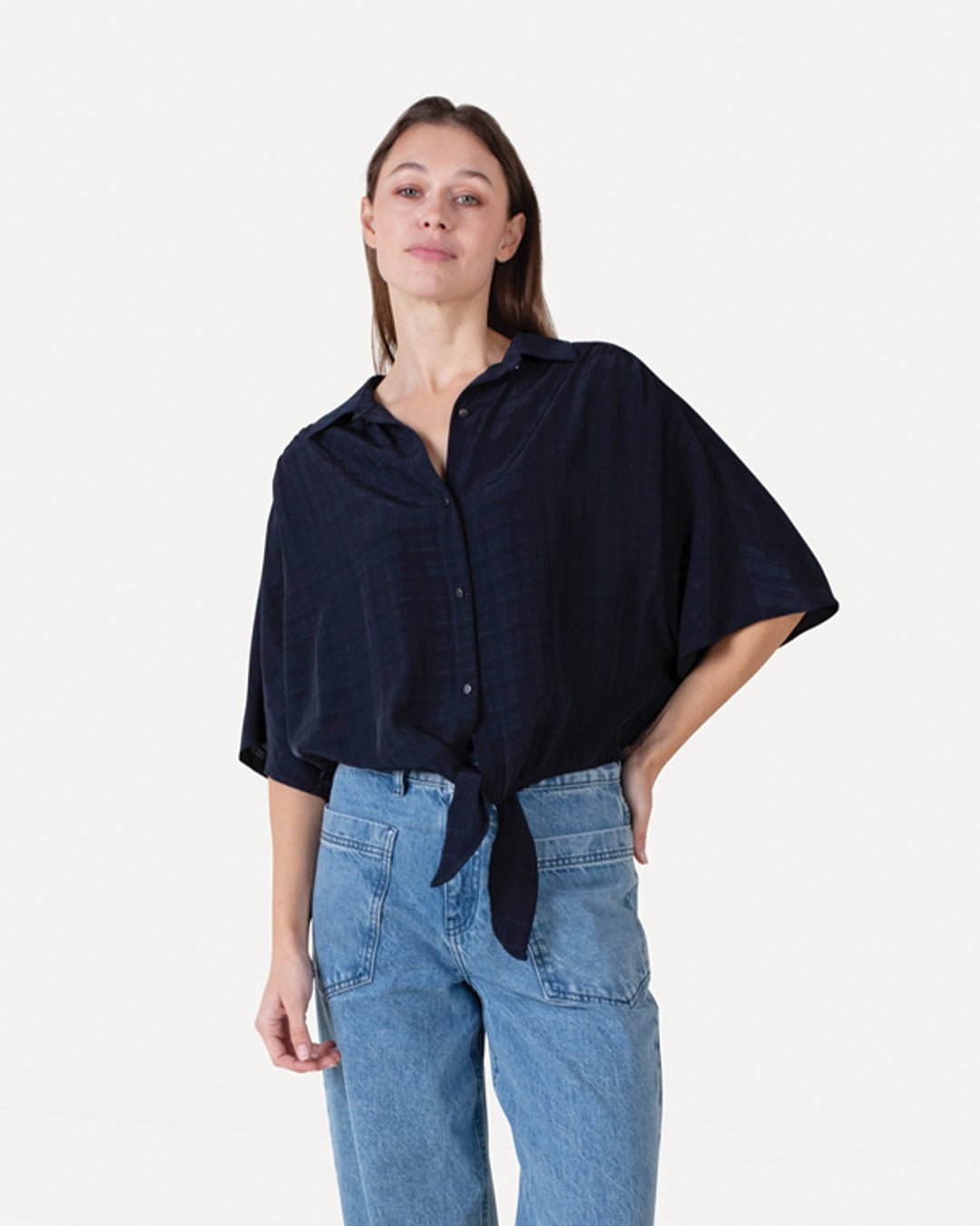 Bathylle check shirt s/s - Another - Label