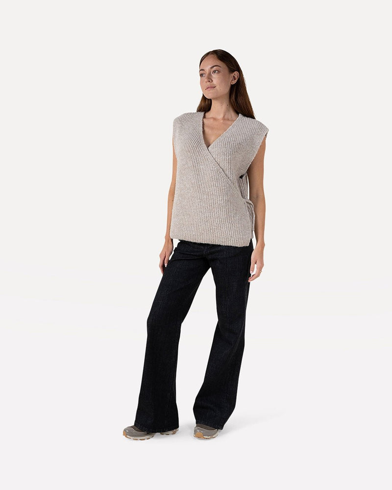 Billie knitted vest - Another - Label