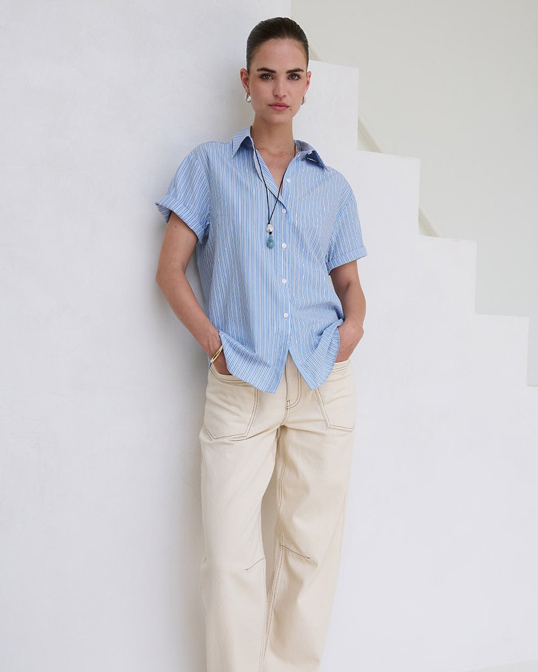 Blanche shirt s/s - Another - Label