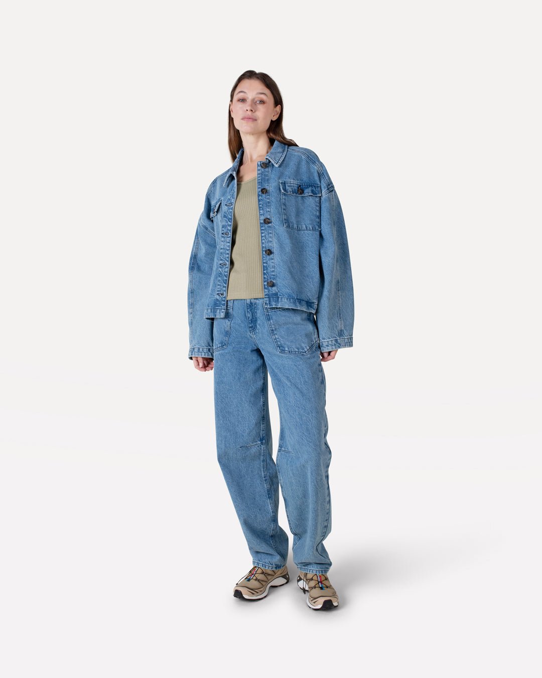Enora denim jacket & Nayomi denim pants - Another - Label