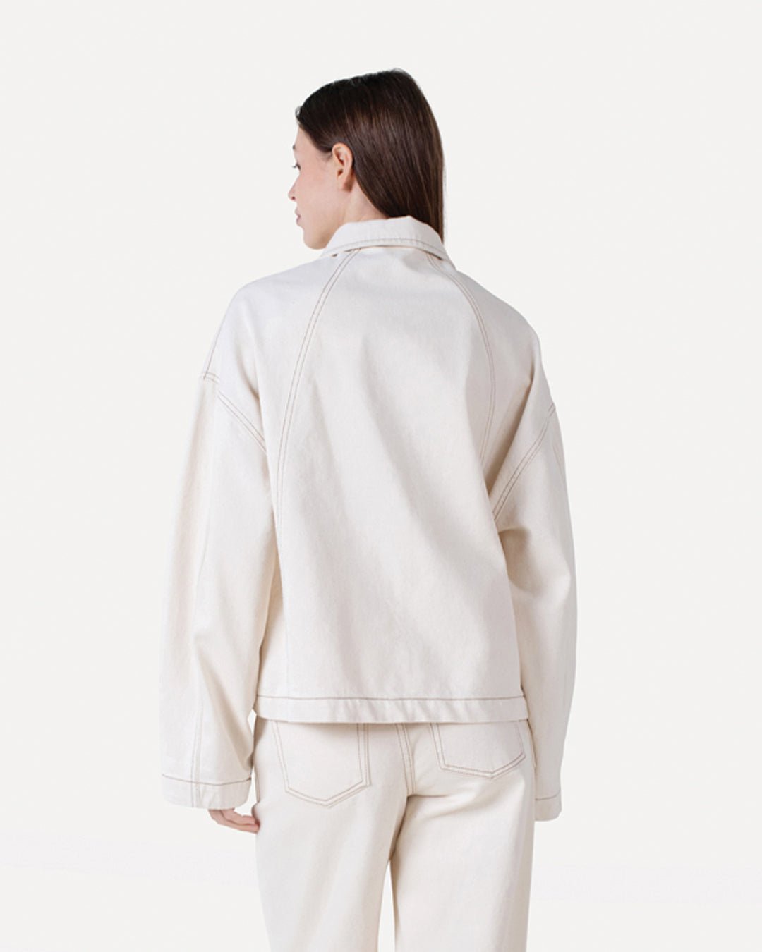 Enora natural denim jacket & Nayomi natural denim pants - Another - Label