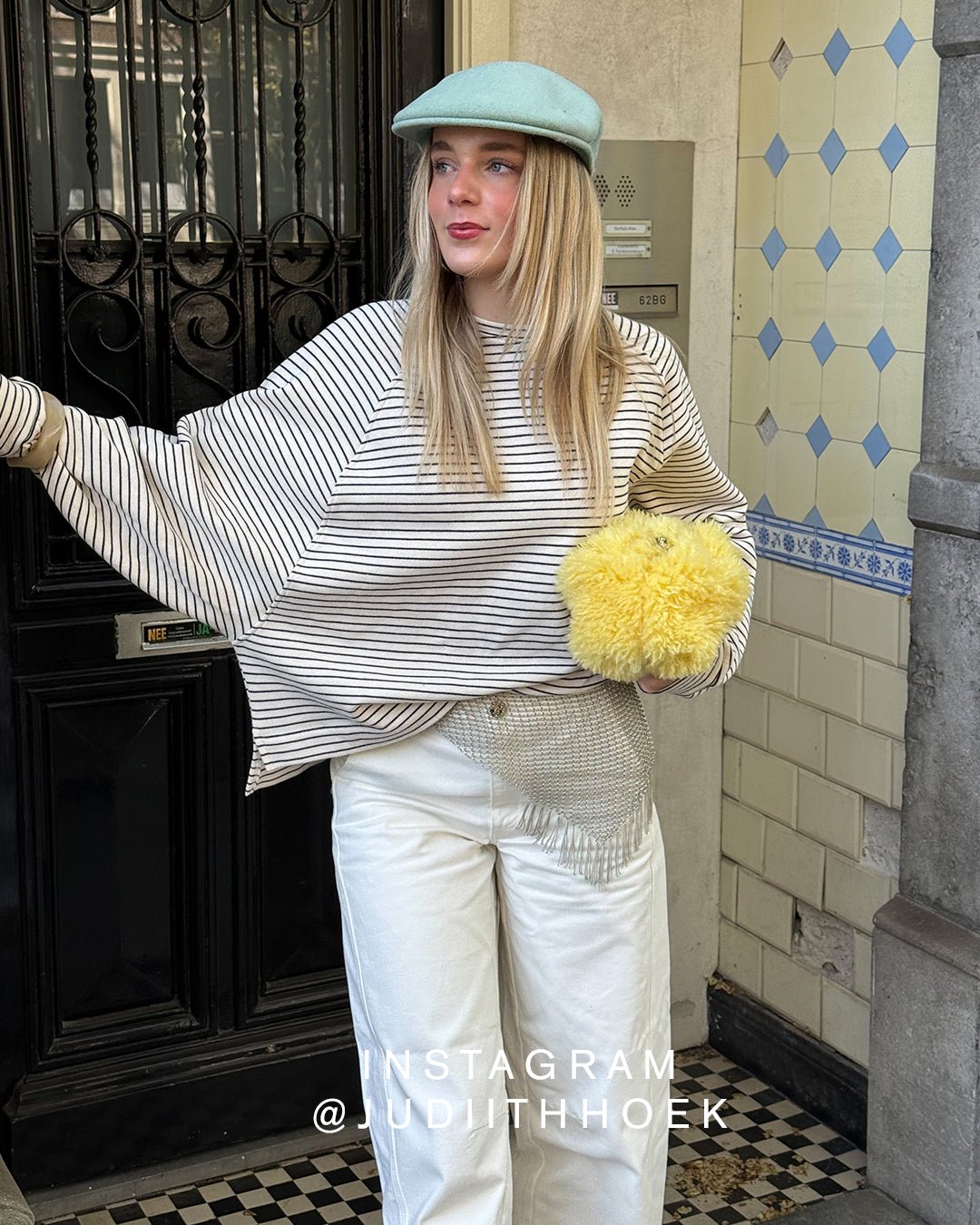 Flori stripe sweat l/s - Another - Label