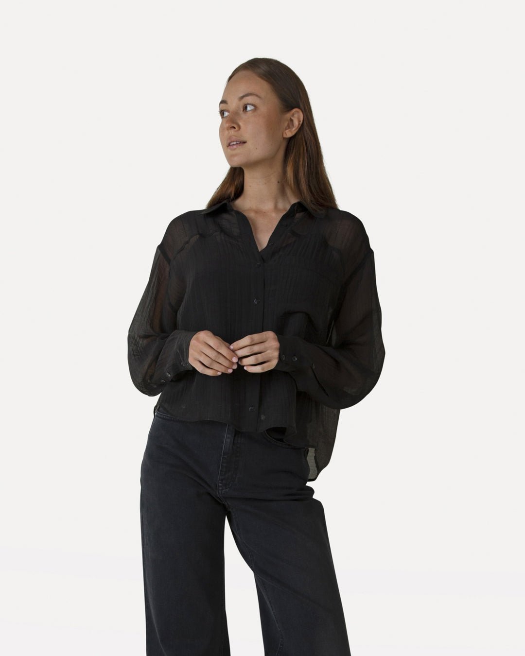 Hebe structured shirt l/s - Another - Label