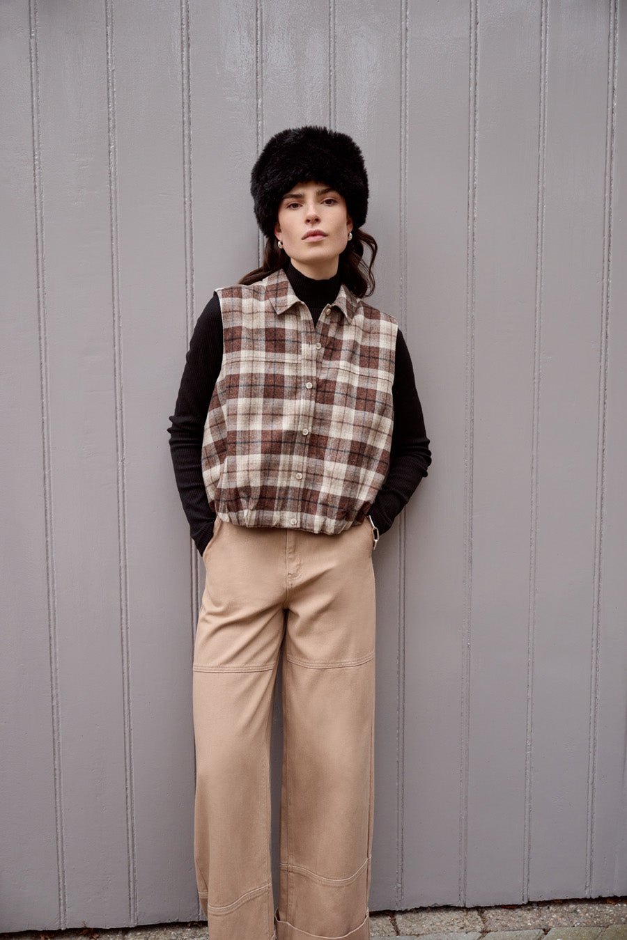 Isabeau check shirt s/l - Another-Label