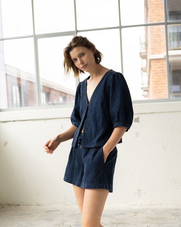 Kiek denim shirt & Rianne denim shorts - Another - Label
