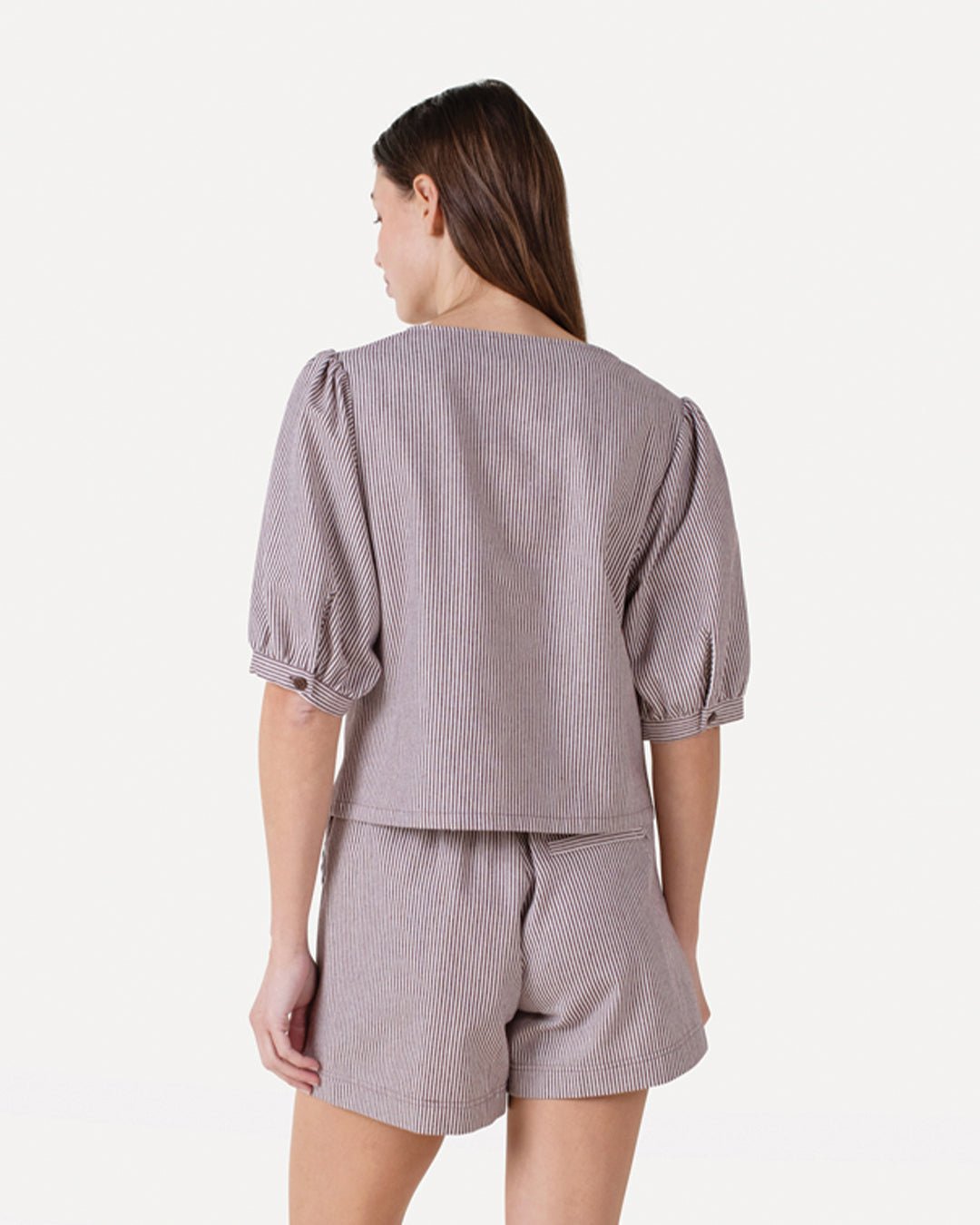 Kiek shirt & Romane stripe short - Another - Label