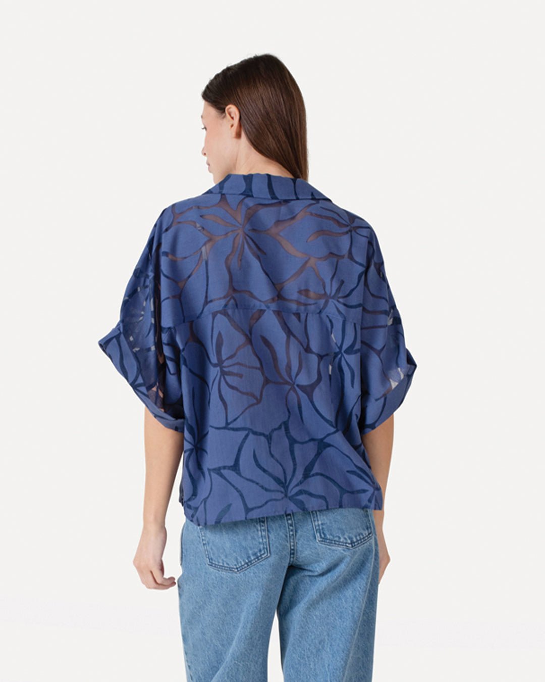 Luca flower shirt s/s - Another - Label