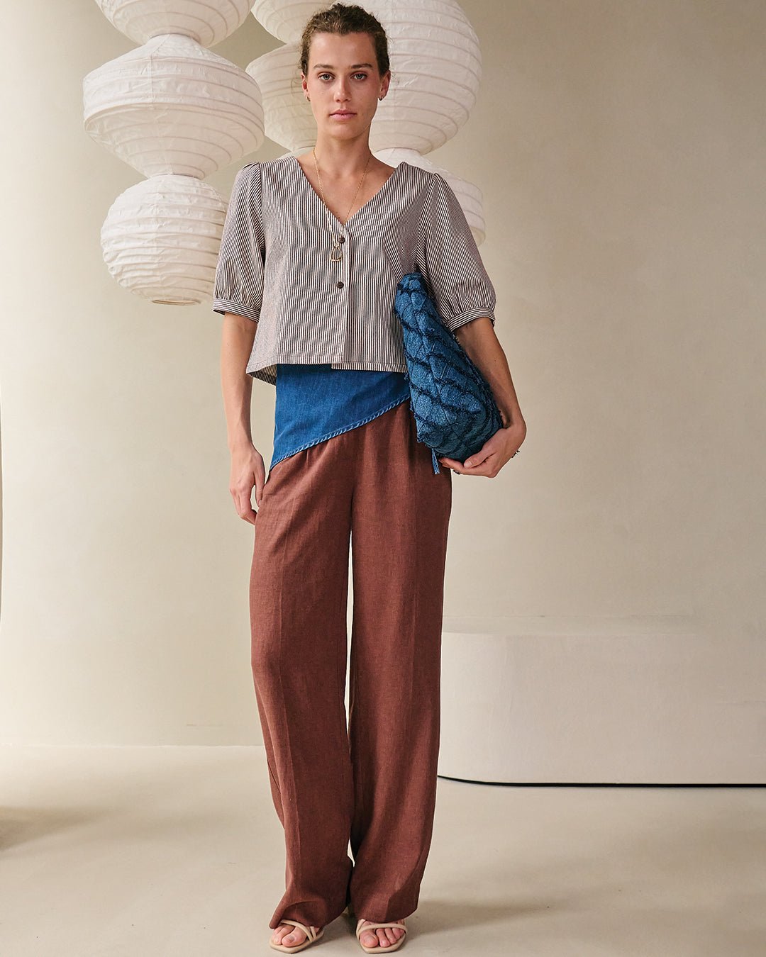 Maddy linen pants - Another - Label