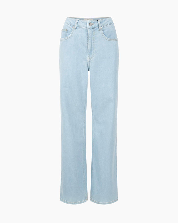 another label Moore denim Stone denim blue