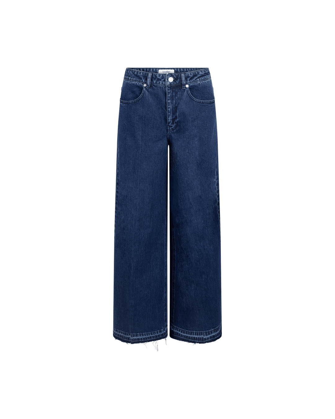 Moore denim wide fringe pants - Another-Label