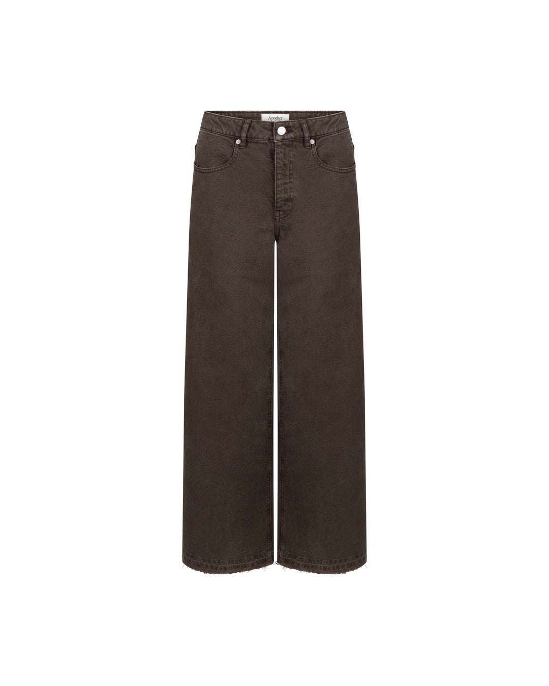 Moore denim wide fringe pants - Another-Label