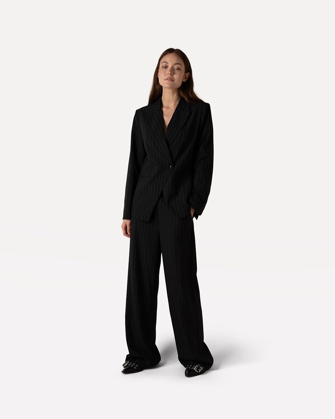 Moore Pinstripe Pants - Another - Label