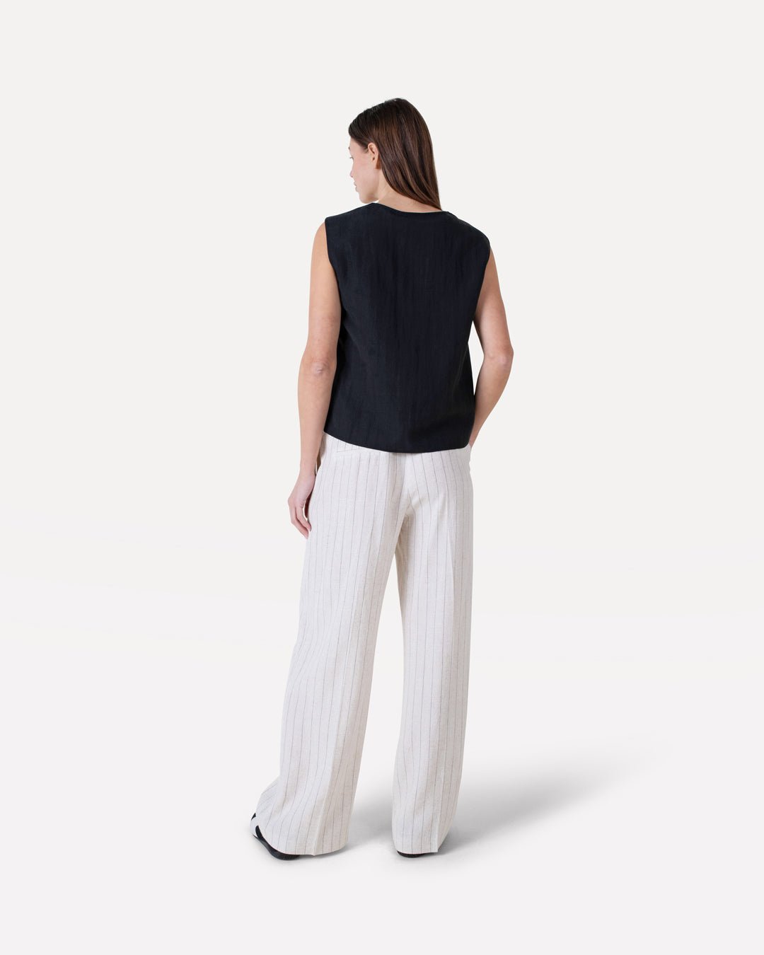 Moore pleated linen pants - Another - Label