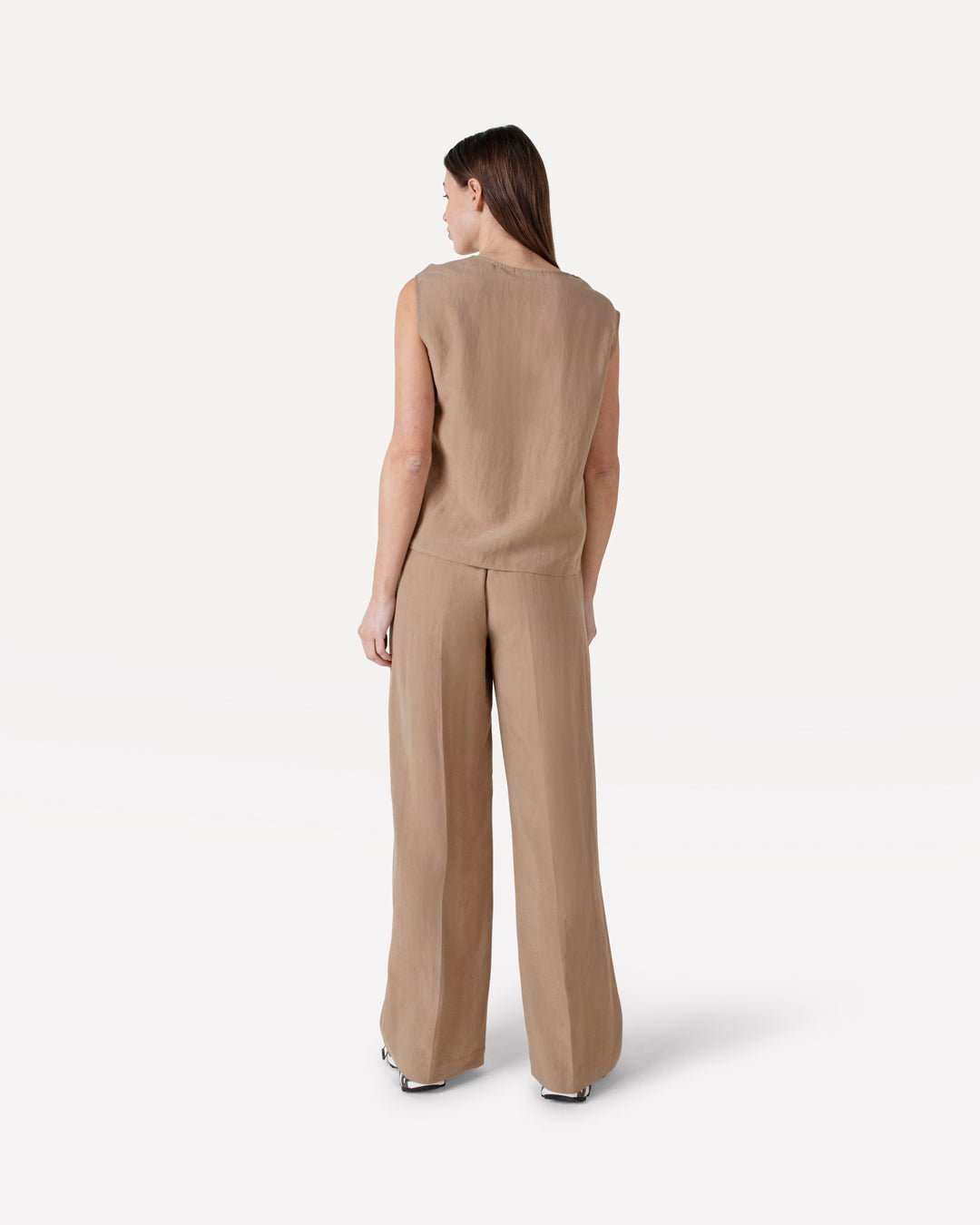 Moore pleated lyocell pants - Another - Label