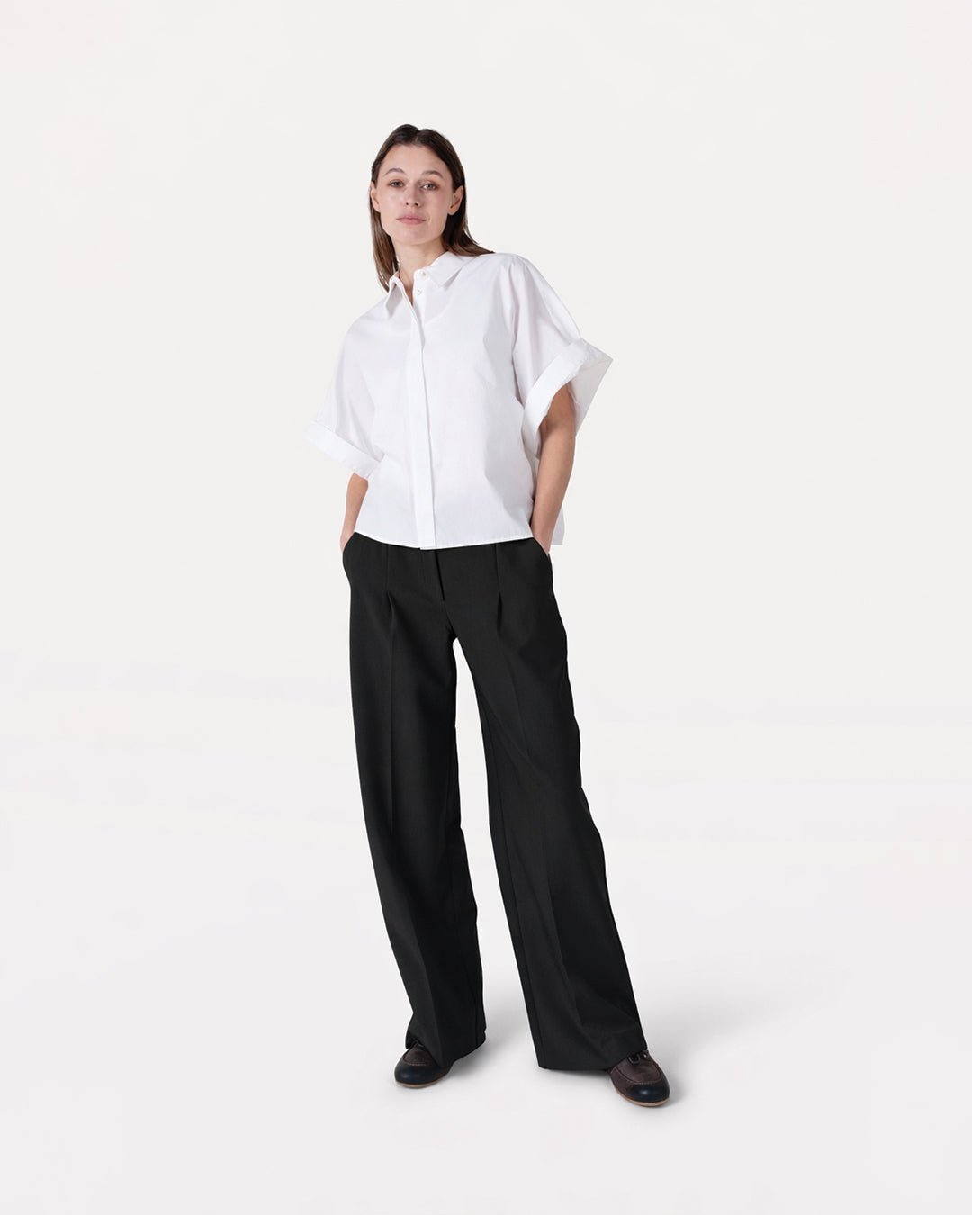 Moore pleated pants - Another - Label