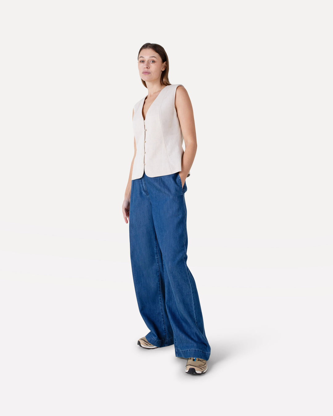 Moore pleated pants - Another - Label