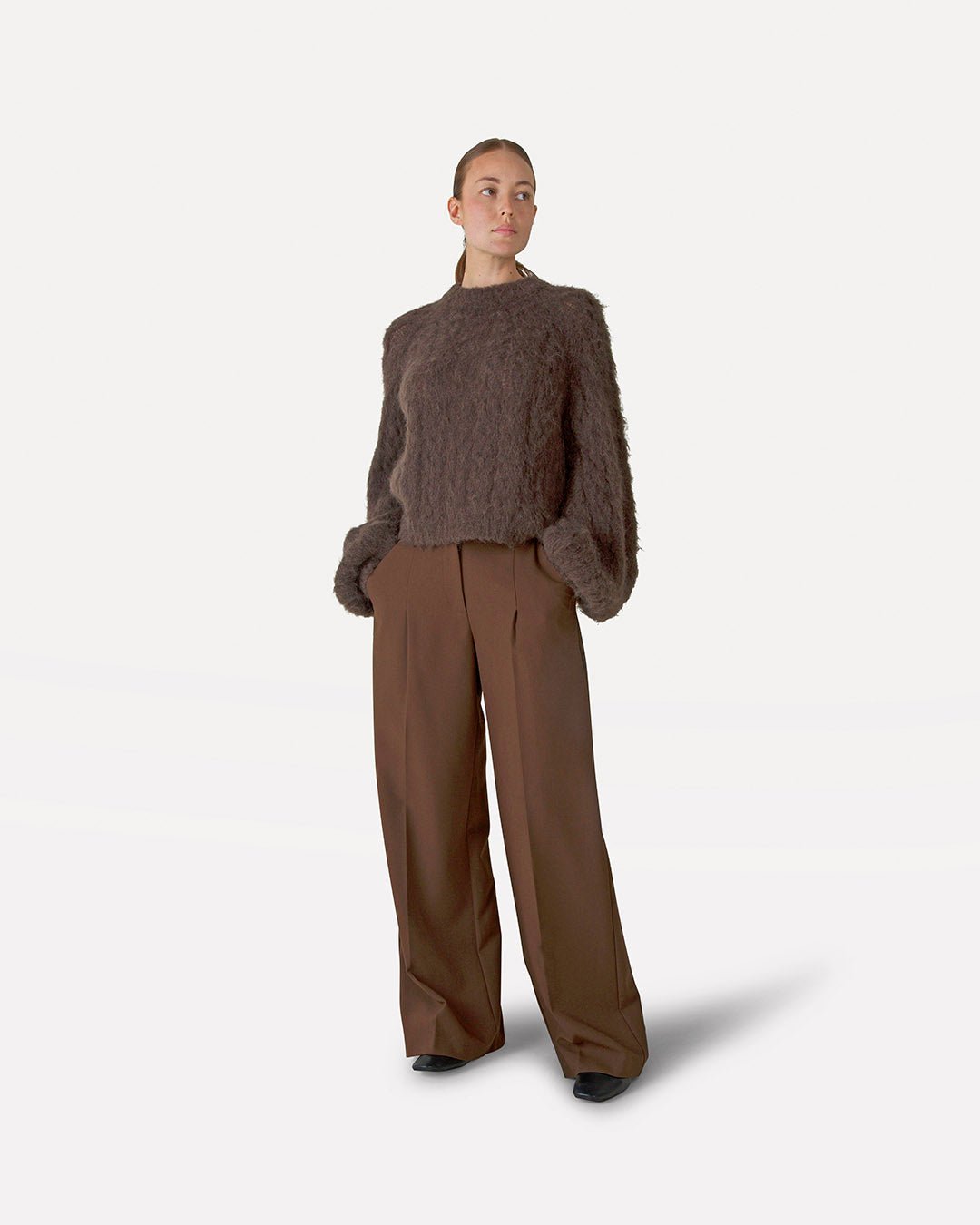 Moore pleated pants - Another - Label
