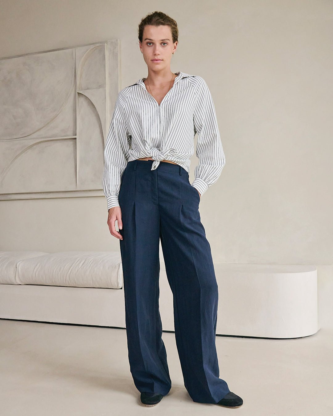 Moore pleated pants - Another-Label