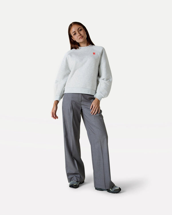 Moore pleated pin stripe pants - Another - Label