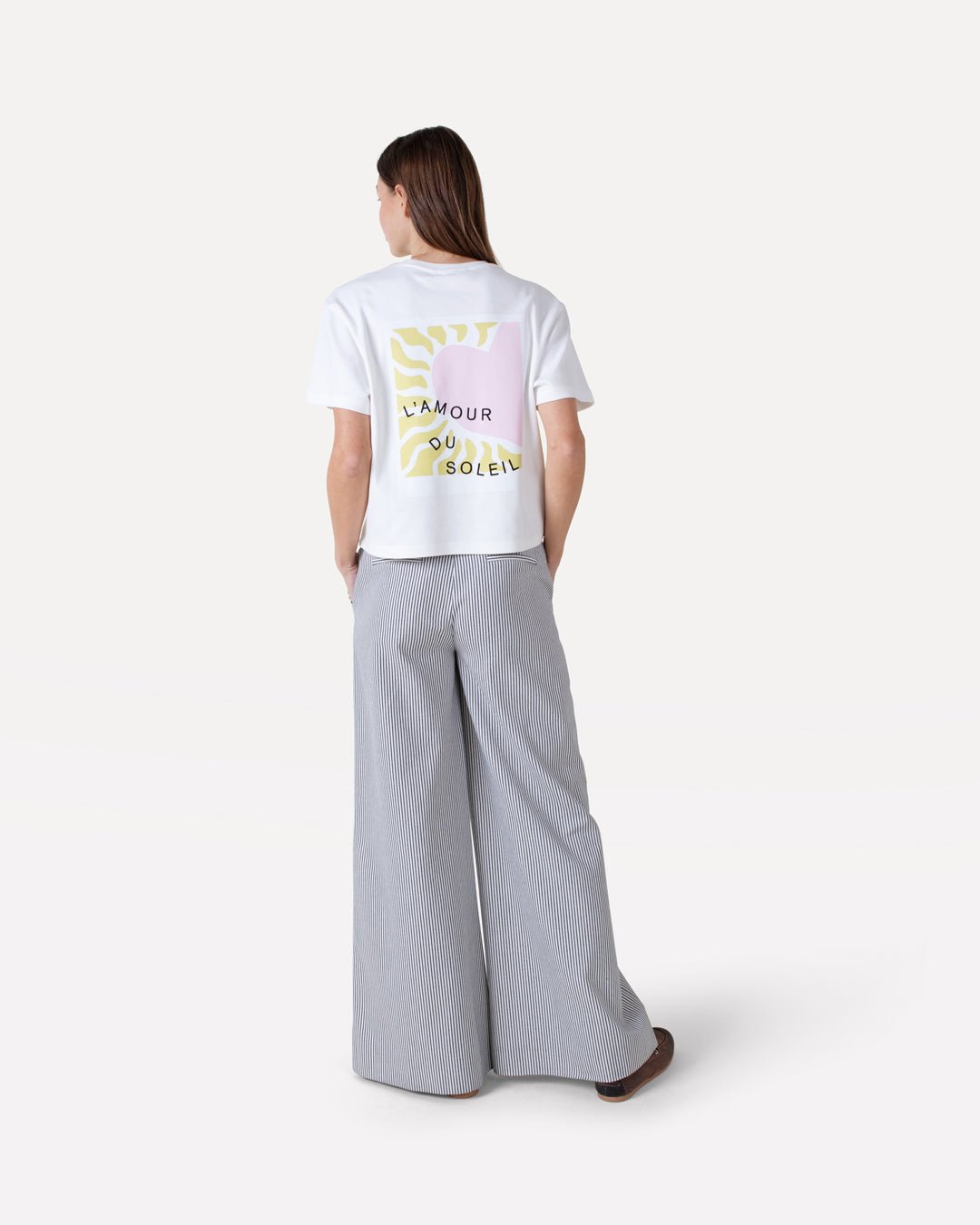 Moore wide stripe pants - Another - Label