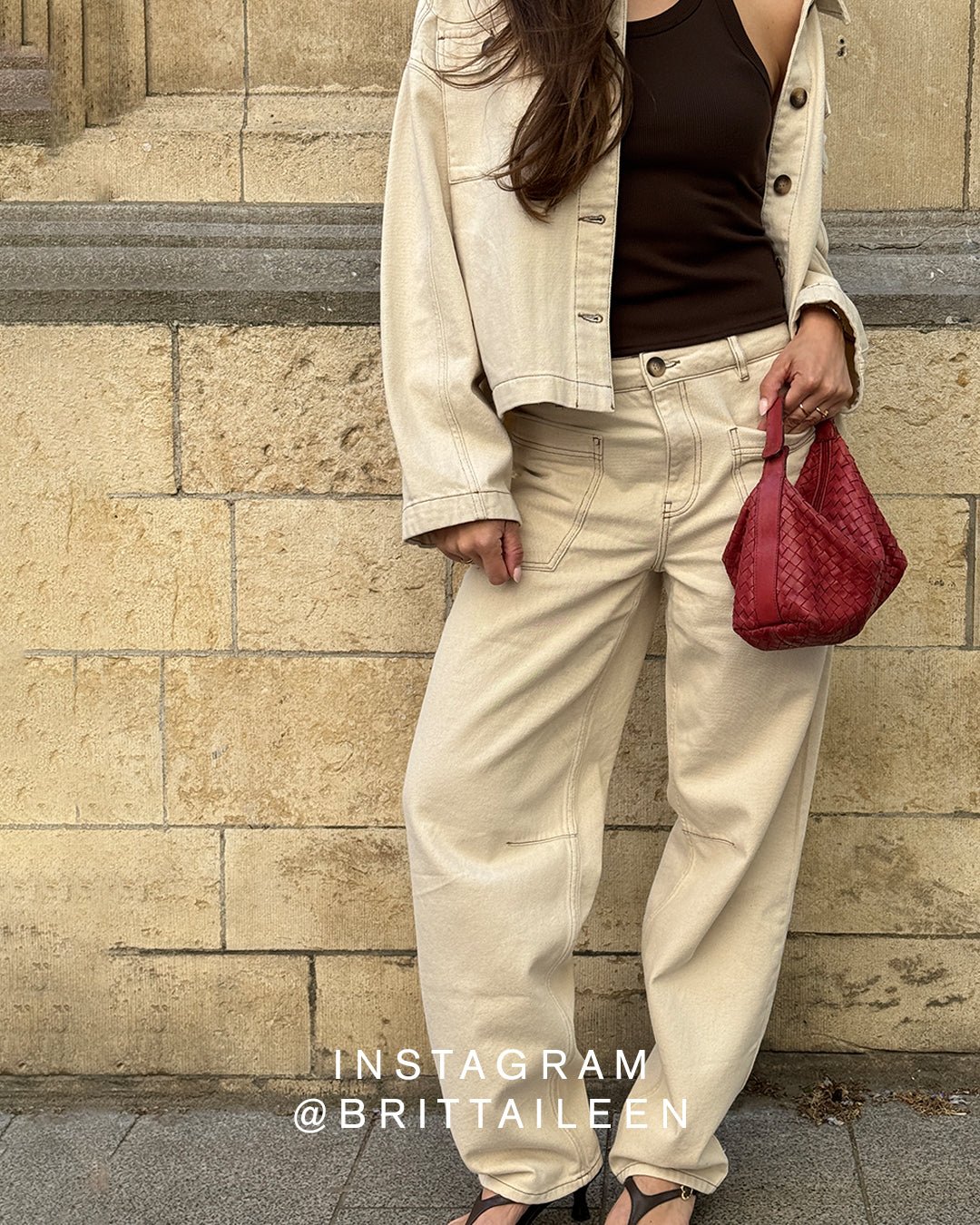 Nayomi natural denim pants - Another - Label