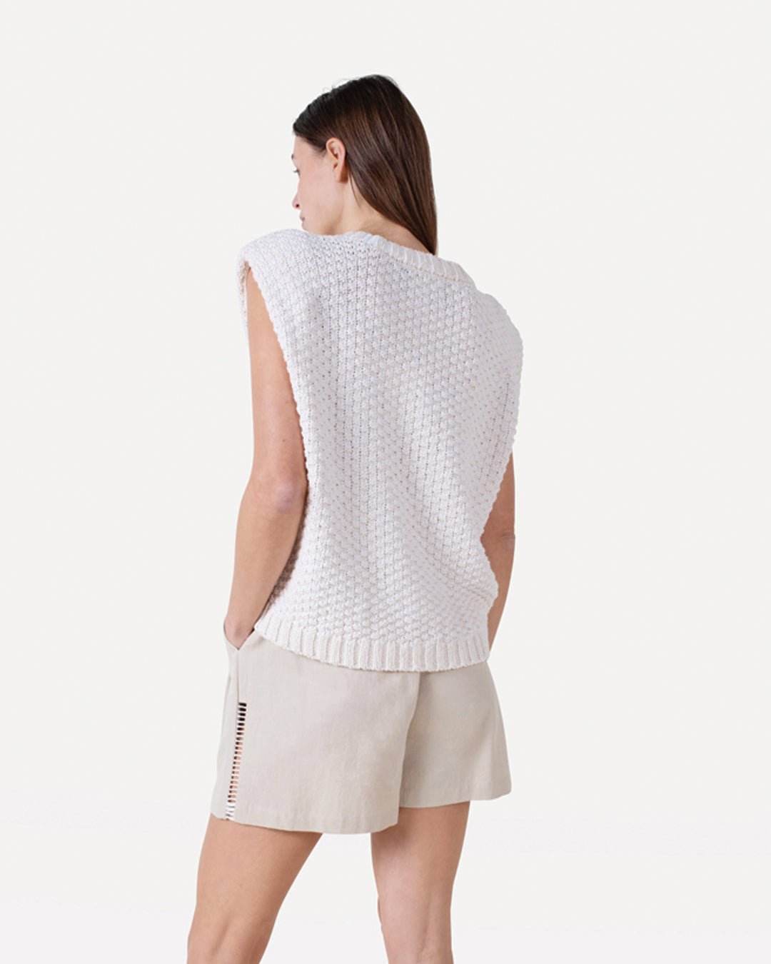Nicola knitted vest - Another - Label