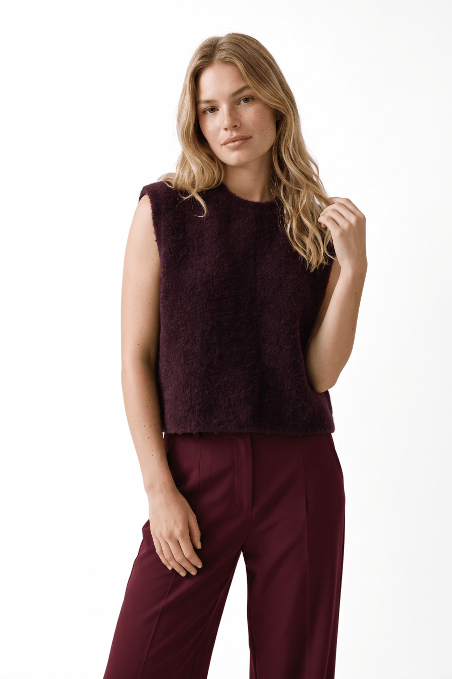 Nicola knitted vest s/l - Another-Label