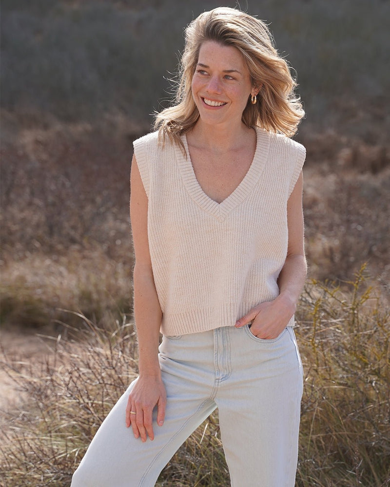 Noé knitted vest - Another - Label