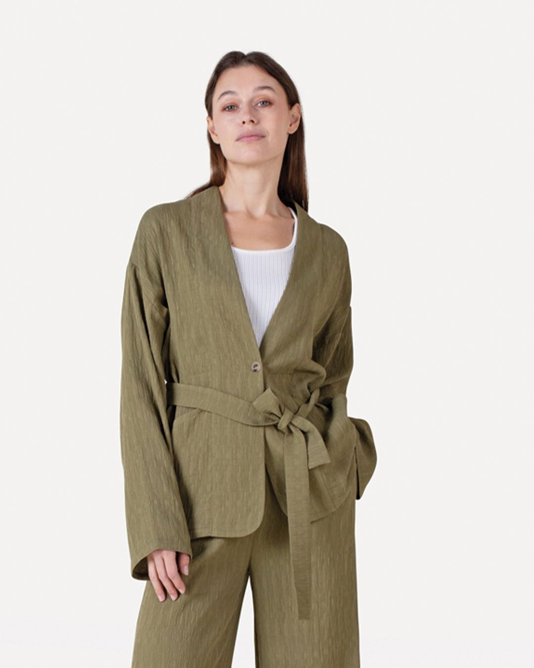 Perrine crinkle jacket - Another - Label