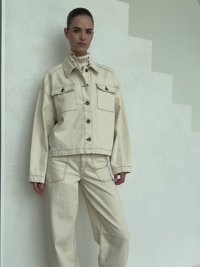 Nayomi natural denim pants