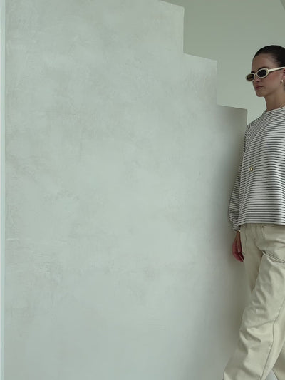 Flori stripe sweat l/s