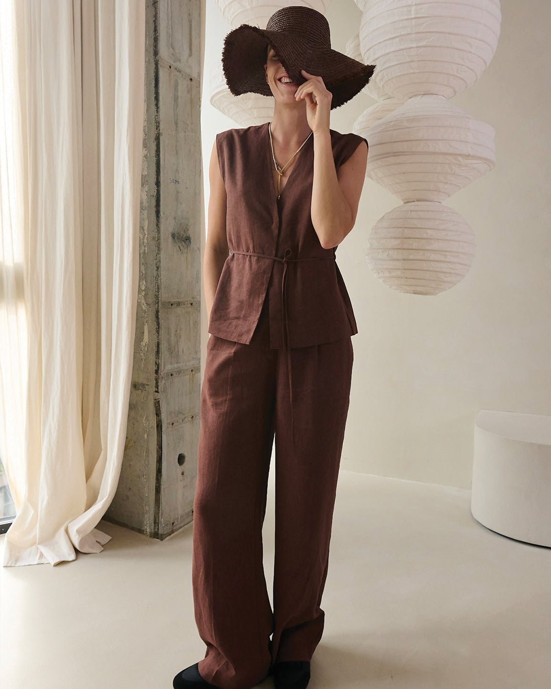 Rebecca blazer & Maddy linen pants - Another - Label