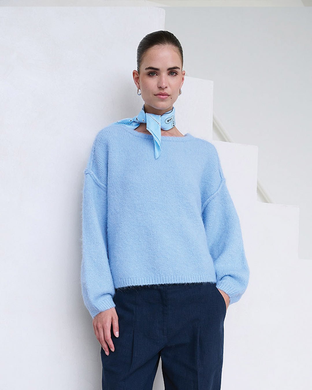 Roxane knitted pull l/s - Another - Label