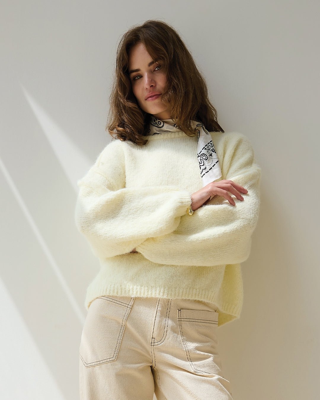 Roxane knitted pull l/s - Another - Label