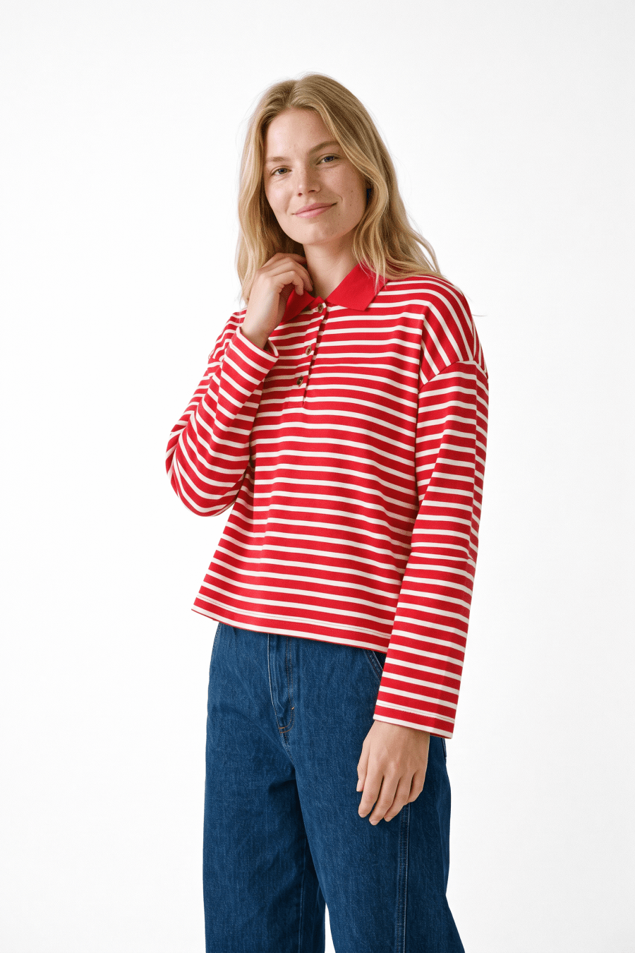 Simone polo t-shirt l/s - Another-Label