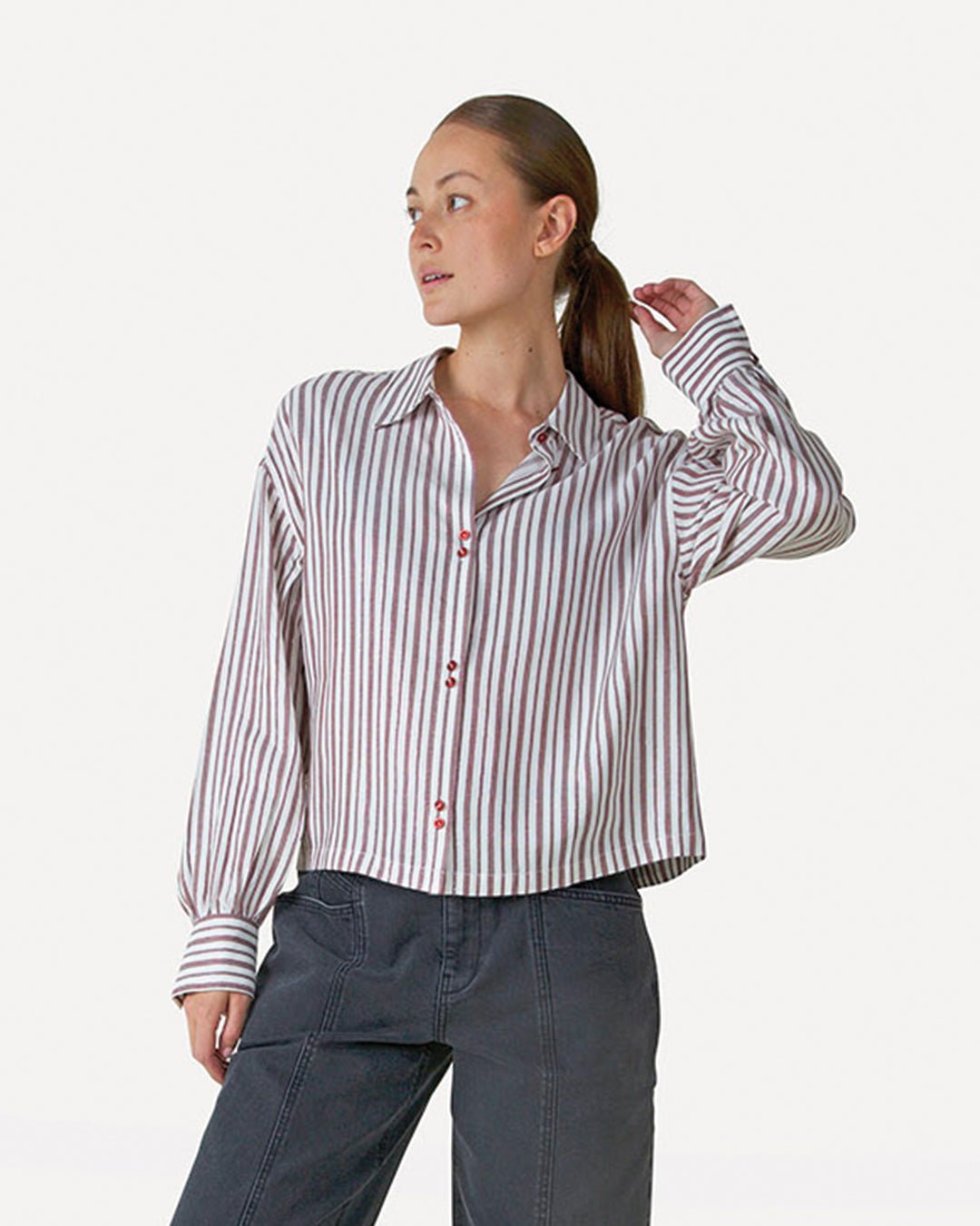 Thea stripe shirt - Another - Label